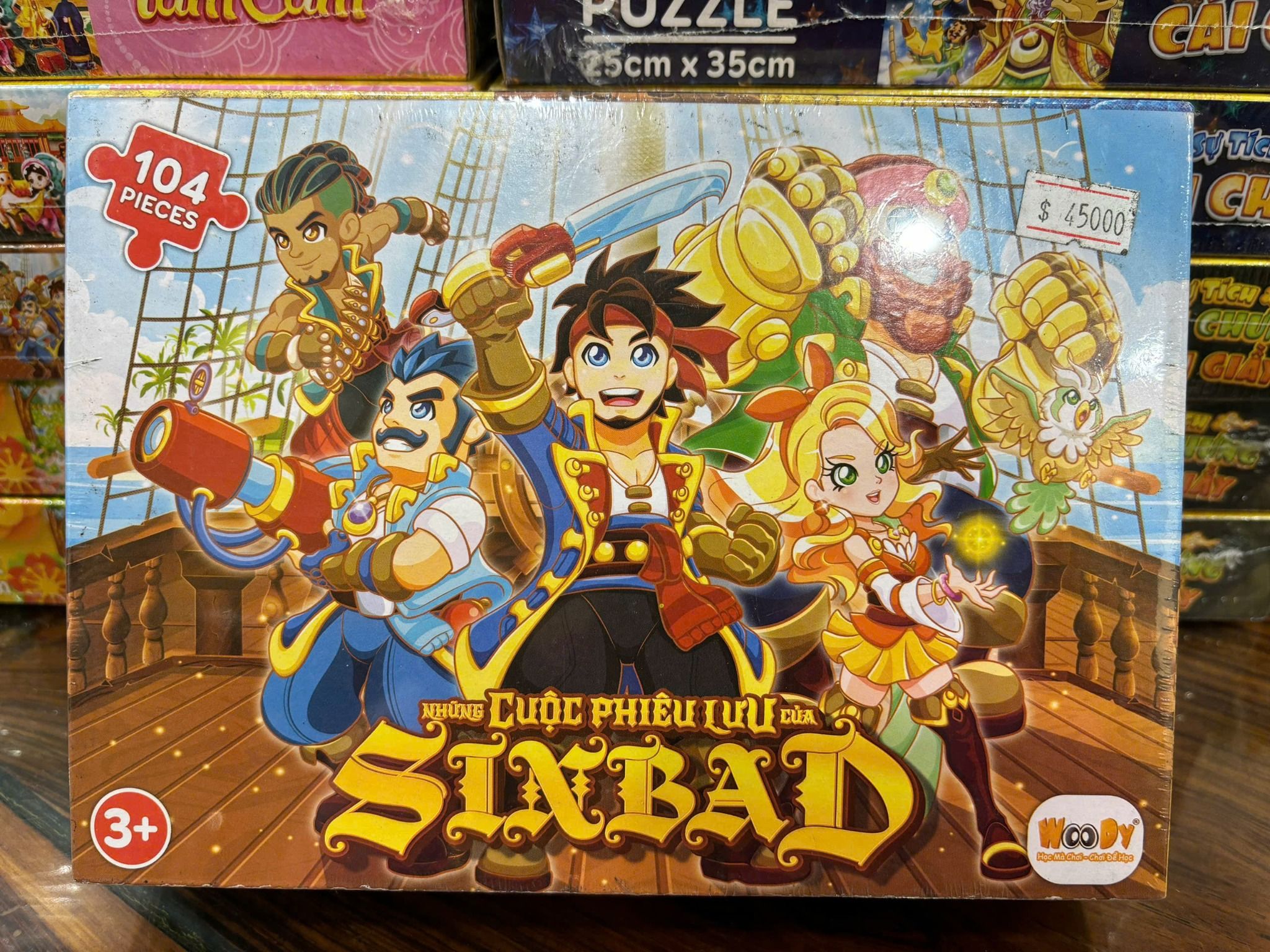 Tranh Xếp hình: Jigsaw Puzzle 104 mảnh (nhiều mẫu)
