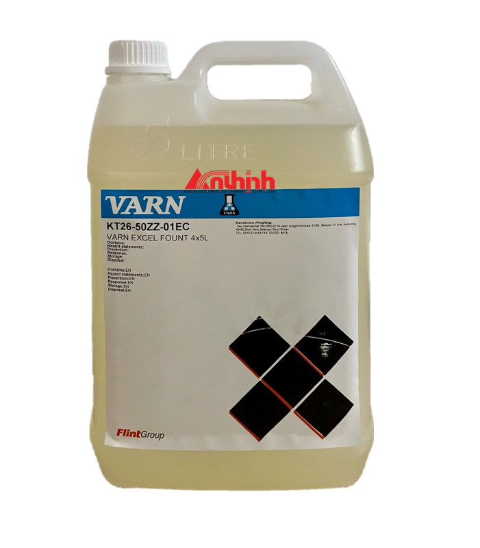 Dung dịch làm ẩm VARN Excel Fount (5 liters/can) ( Hãng Varn - Malaysia)