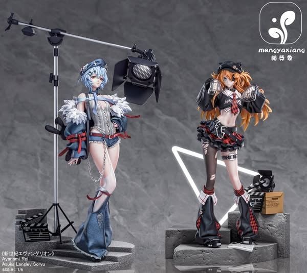 Asuka Langley & Ayanami Rei - Evangelion - Mengyaxiang Studio