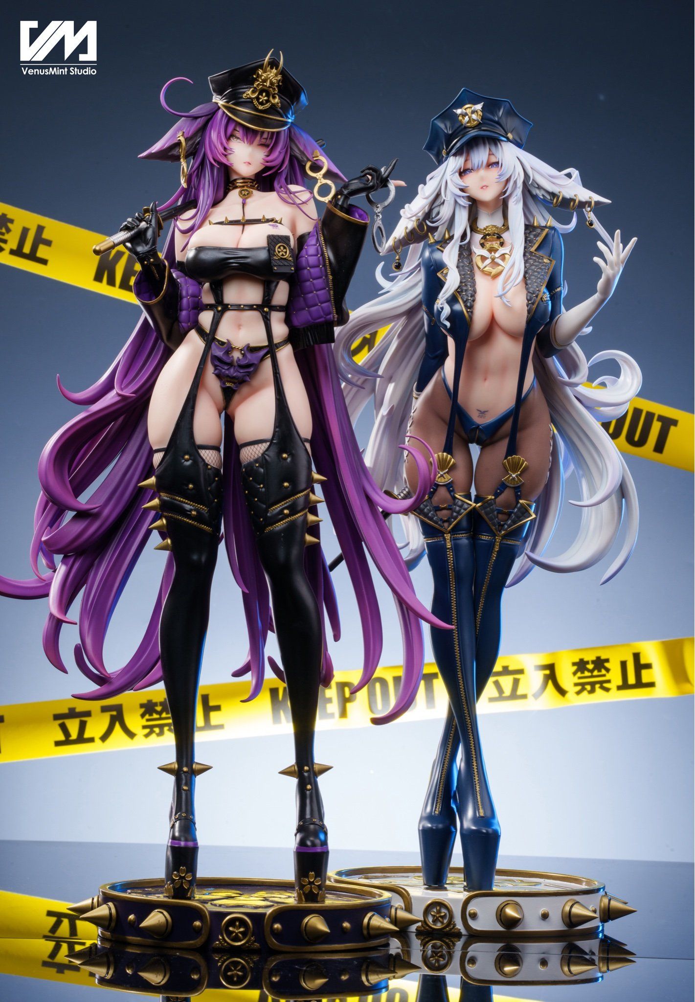 Musashi & Shinano illustration by Dishwashers 1910 - Azur Lane - Cast Design Studio