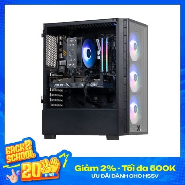 PC GVN Intel i3-12100F/ VGA RX 6500 XT – GEARVN.COM