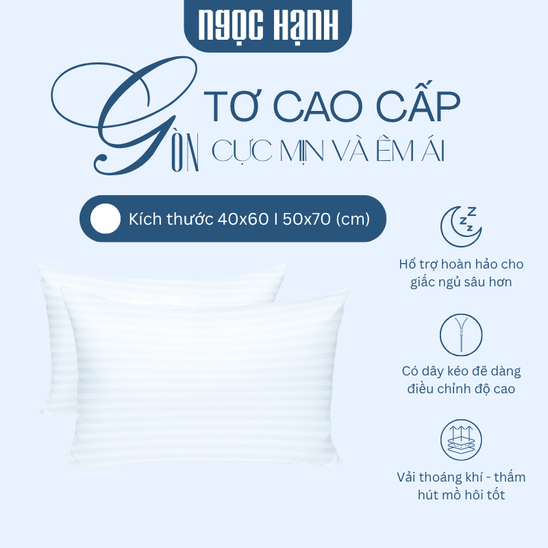 Ruột gối Romance ép hơi cao cấp