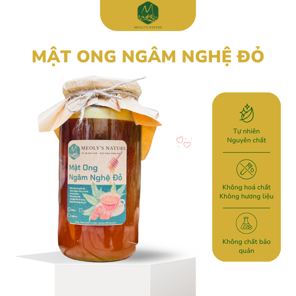  Mật Ong Ngâm Nghệ Đỏ Meoly House 
