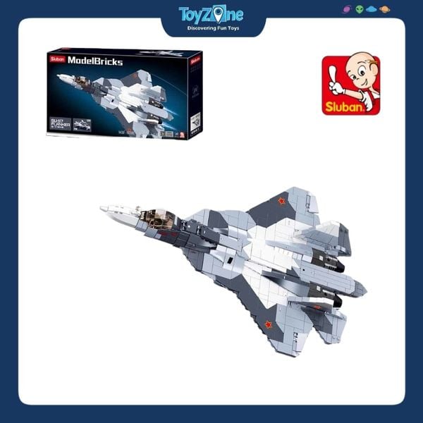 Bộ mô hình lắp ráp Máy bay chiến đấu tiêm kích SU-57 Flanker