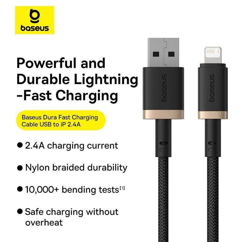 Cáp Baseus Dura Usb To Lightning