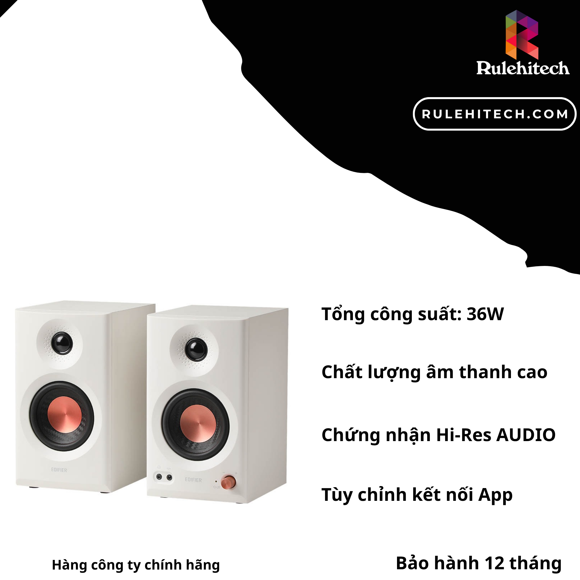Loa EDIFIER 2.0 MR3 - Trắng