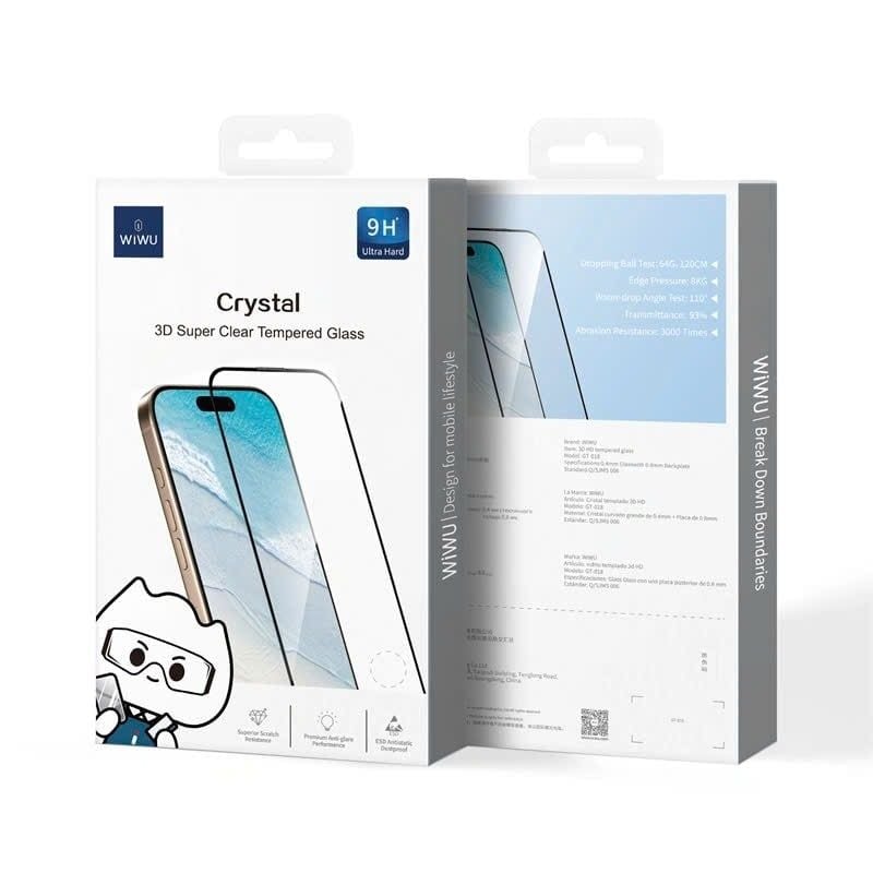 Kính iPhone 15/16 Wiwu 3D