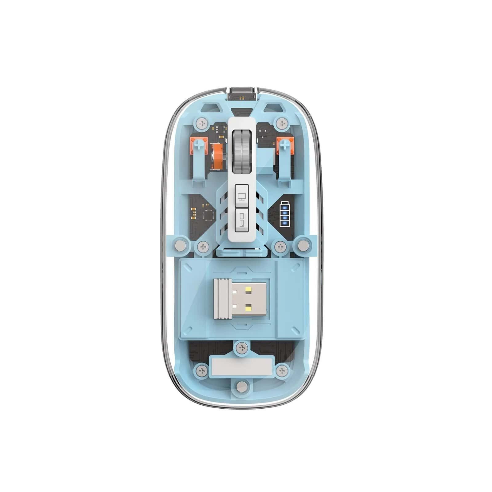 Chuột Wiwu Crystal WM105 - Xanh