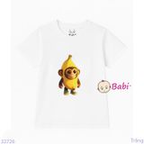 Áo Thun Tay Ngắn Hình MONKEY Cho Mẹ Và Bé (26kg - 70kg)