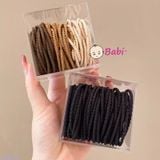 Hộp Thun Cột Tóc Nhiều Màu Cho Bé