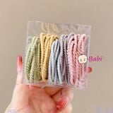 Hộp Thun Cột Tóc Nhiều Màu Cho Bé