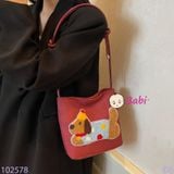 TÚI XÁCH CHO MẸ VÀ BÉ HÌNH CÚN XINH XẮN