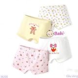 Set 4 Chip Đùi Nhiều Họa Tiết Xinh Xắn Cho Bé Gái (26-40kg)