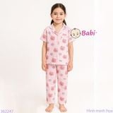 Bộ Pijama Tay Ngắn Quần Dài Nhiều Họa Tiết Xinh Xẵn (45-57kg)