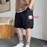 Quần Short Dù Màu Trơn Size Đại (45-70kg)