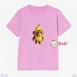 Áo Thun Tay Ngắn Hình MONKEY Cho Mẹ Và Bé (26kg - 70kg)