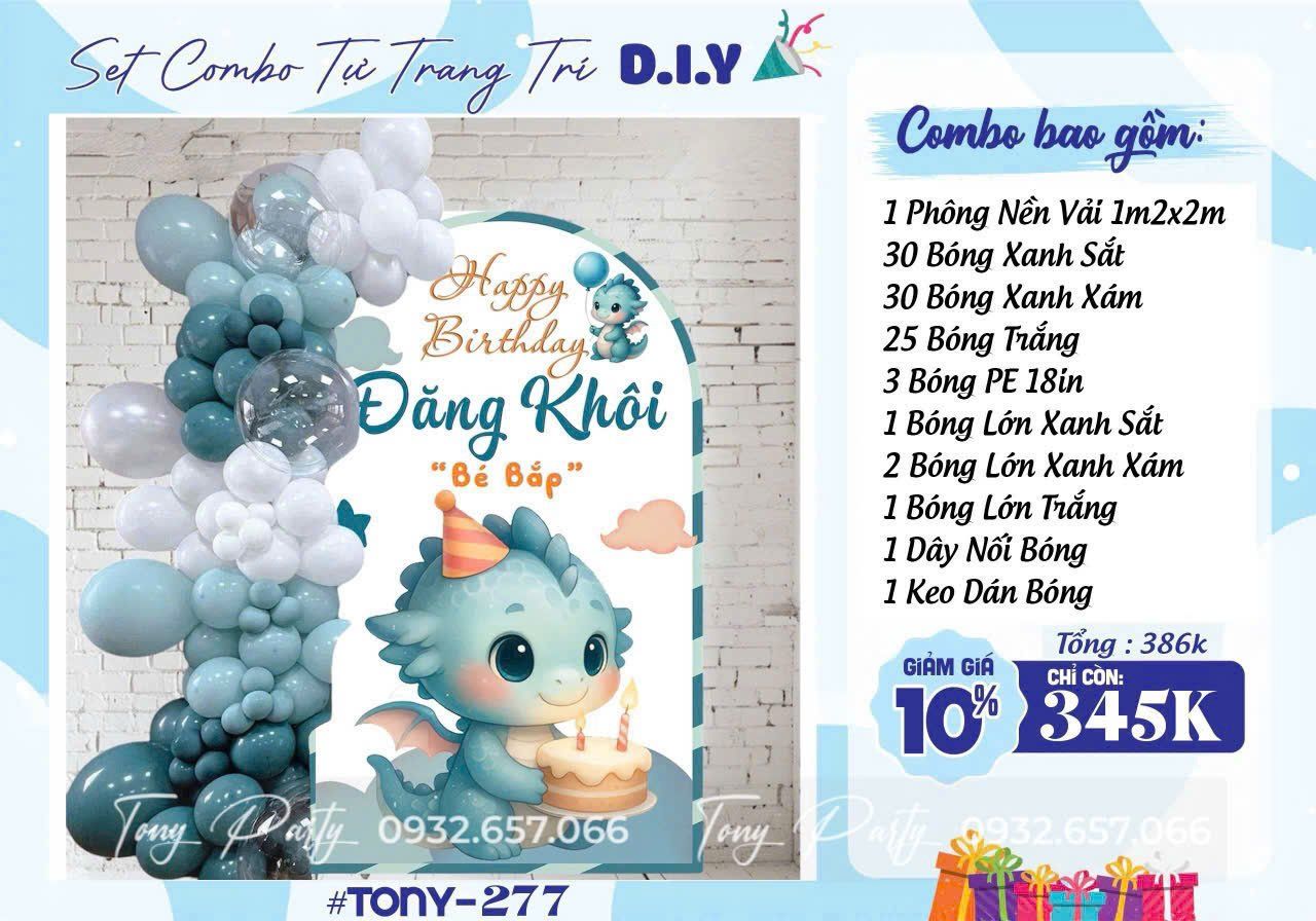 Set Trang Trí Sinh Nhật TN 277