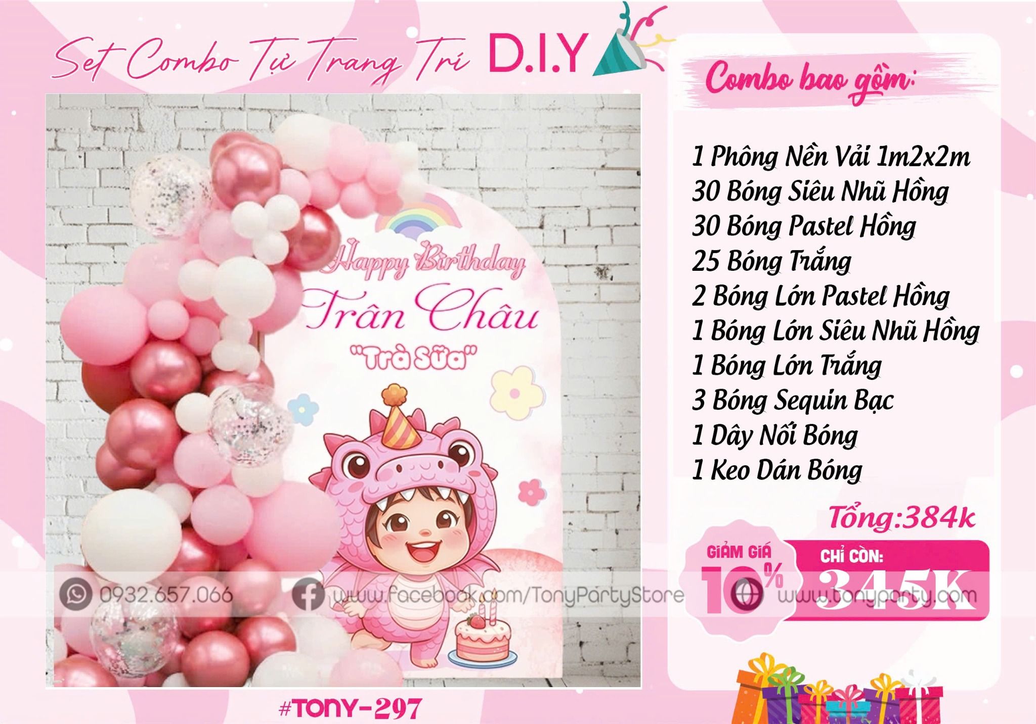 Set Trang Trí Sinh Nhật TN 297