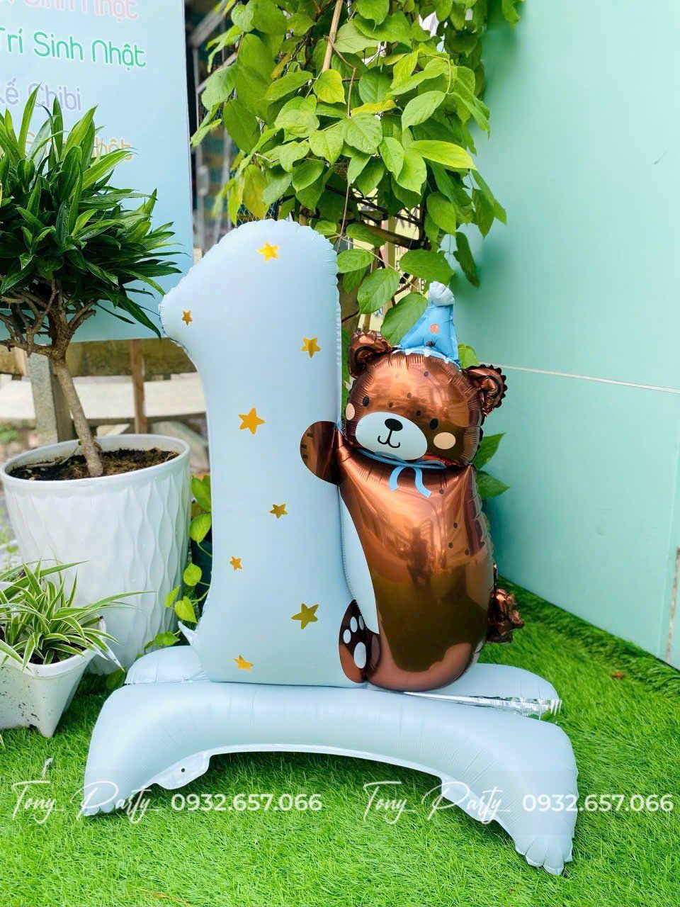Bóng Hình Số 1 Gấu Nâu