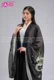 Trang Phục Cổ Trang Hoạ Tiết Thêu Cánh Tay Nữ - Đen