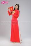 TAA0409 Áo Dài Sao Vàng Đỏ - Nữ