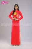 TAA0409 Áo Dài Sao Vàng Đỏ - Nữ