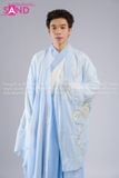 Trang Phục Cổ Trang Hoạ Tiết Thêu Xanh Cổ Tay Nam - Xanh Dương