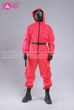 Outfit Phối Sẵn - (HBJ0402 Bộ Jumpsuit Squid Game - Đỏ )