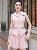 Set áo quần hồng sát nách