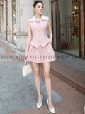 Set áo quần hồng sát nách