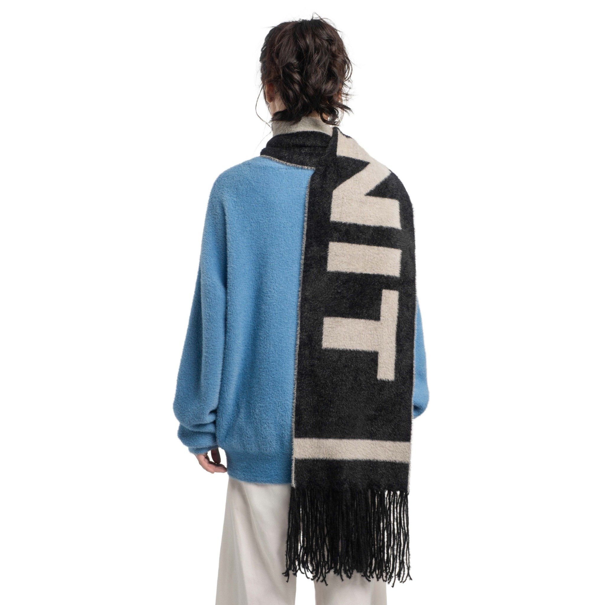 APOCALYPSE LOVE KNIT FUZZY SCARF