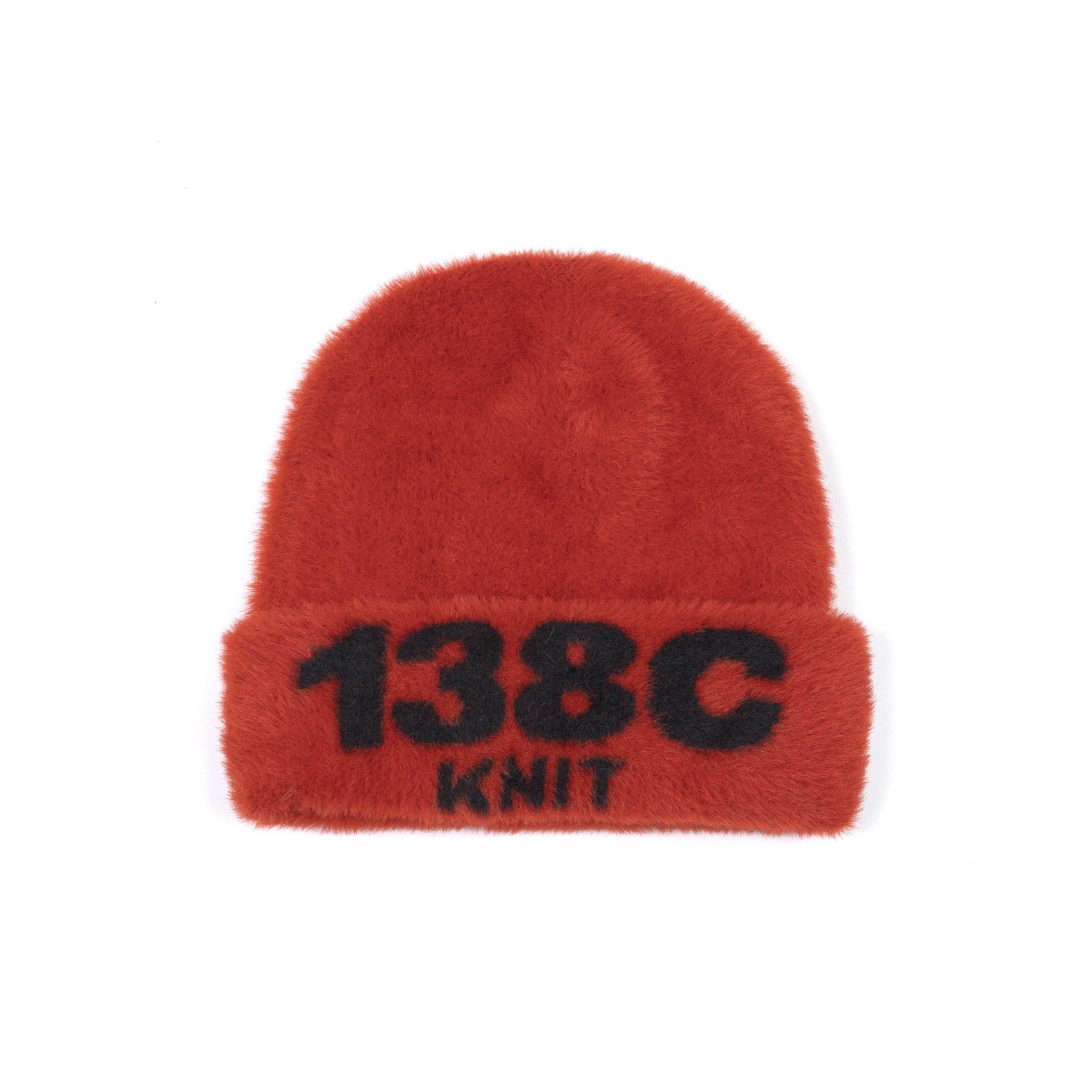 BURNING LOVE KNIT FUZZY BEANIE