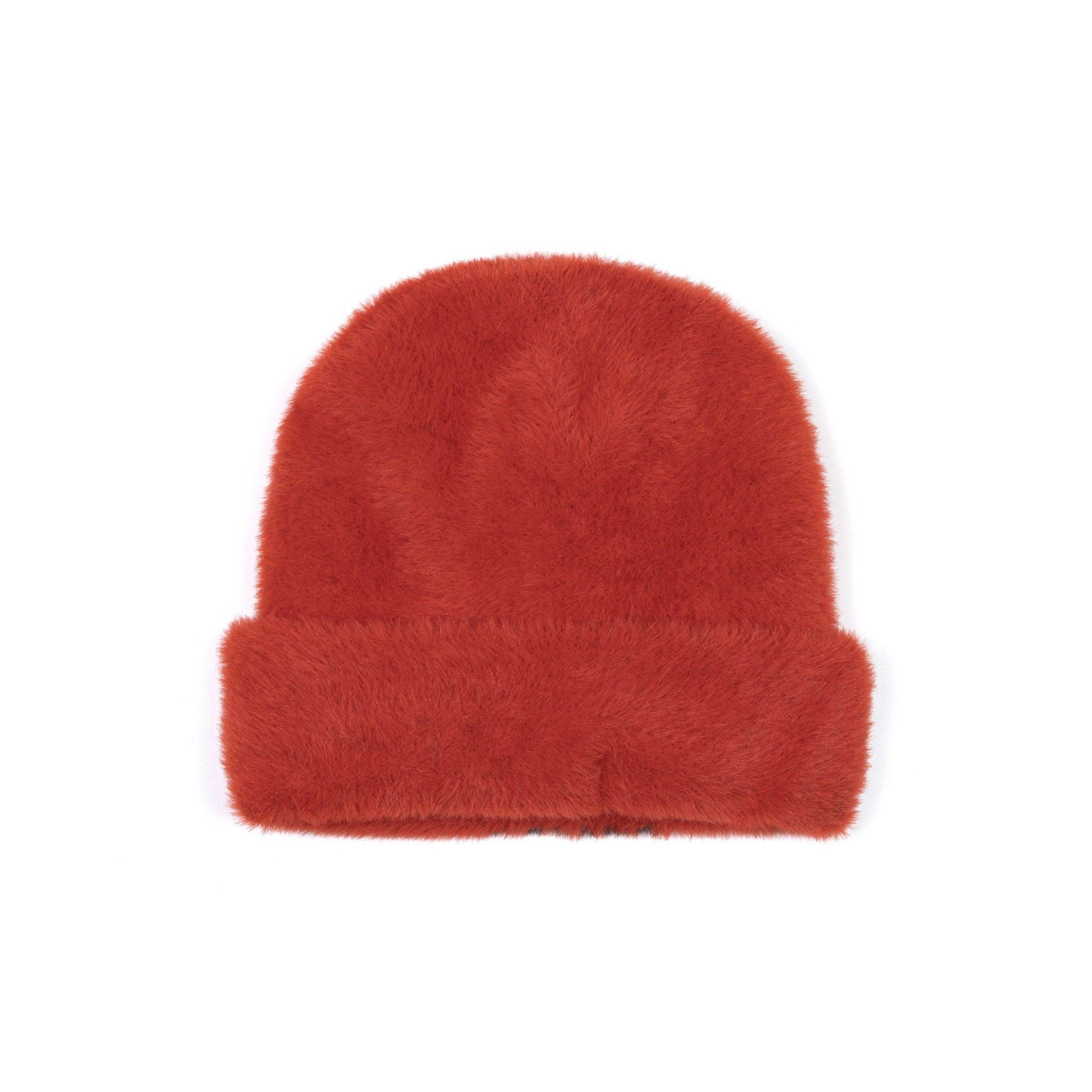 BURNING LOVE KNIT FUZZY BEANIE