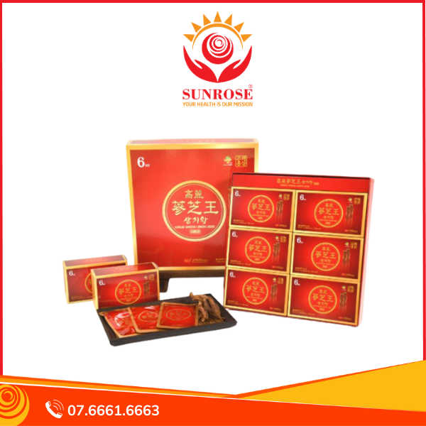 Nước Hồng Sâm Linh Chi KGS Cao Cấp 50ml x 30 Gói
