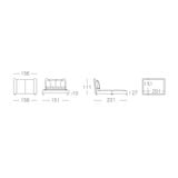 Giường ngủ hiệu Kuka Home B1023