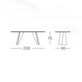 Bàn ăn mặt đá cao cấp KuKa Home PT3017T