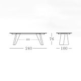 Bàn ăn mặt đá cao cấp KuKa Home PT3017T