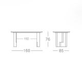Bàn ăn mặt đá cao cấp KuKa Home PT3726T