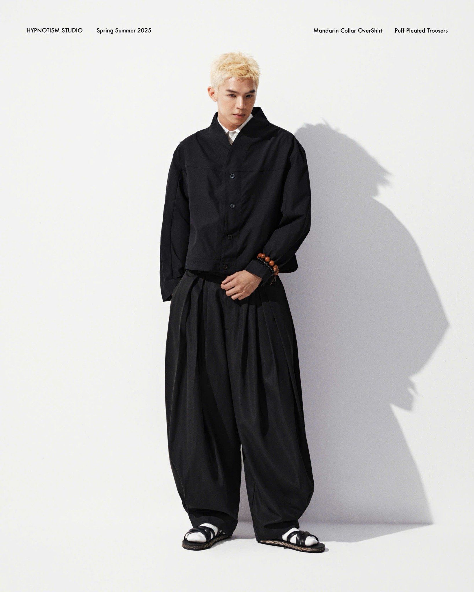 PUFF PLEATED TROUSERS