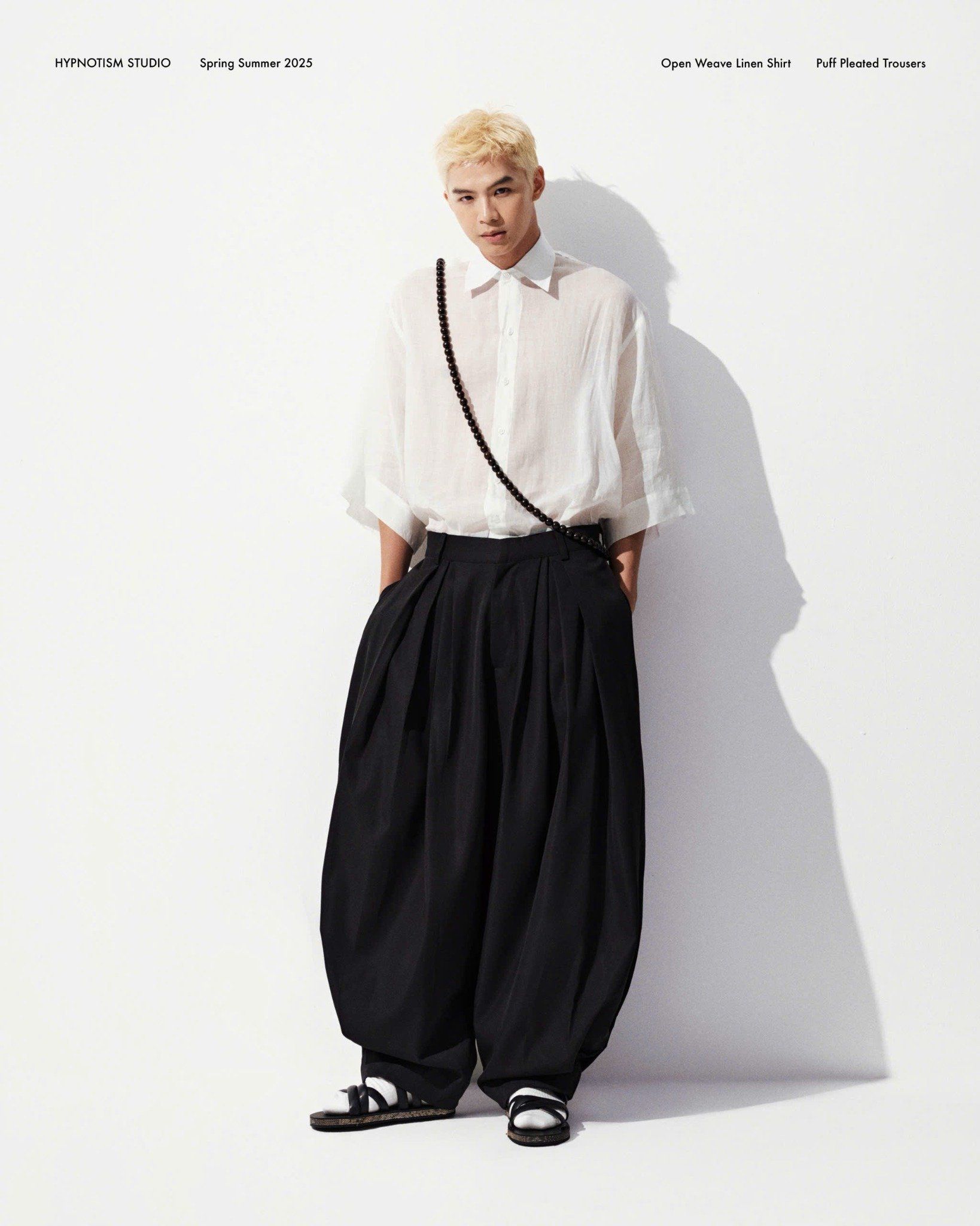 PUFF PLEATED TROUSERS