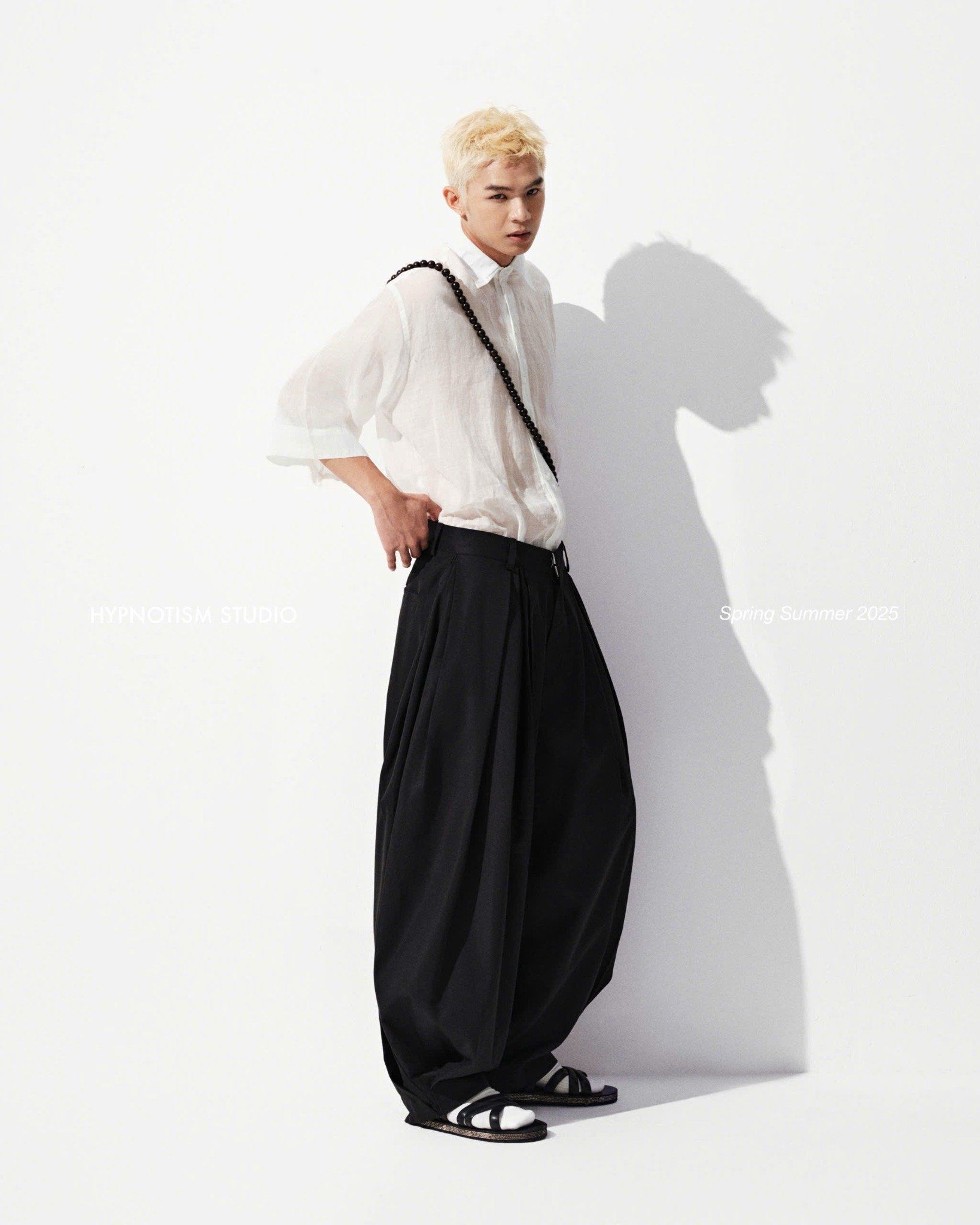PUFF PLEATED TROUSERS