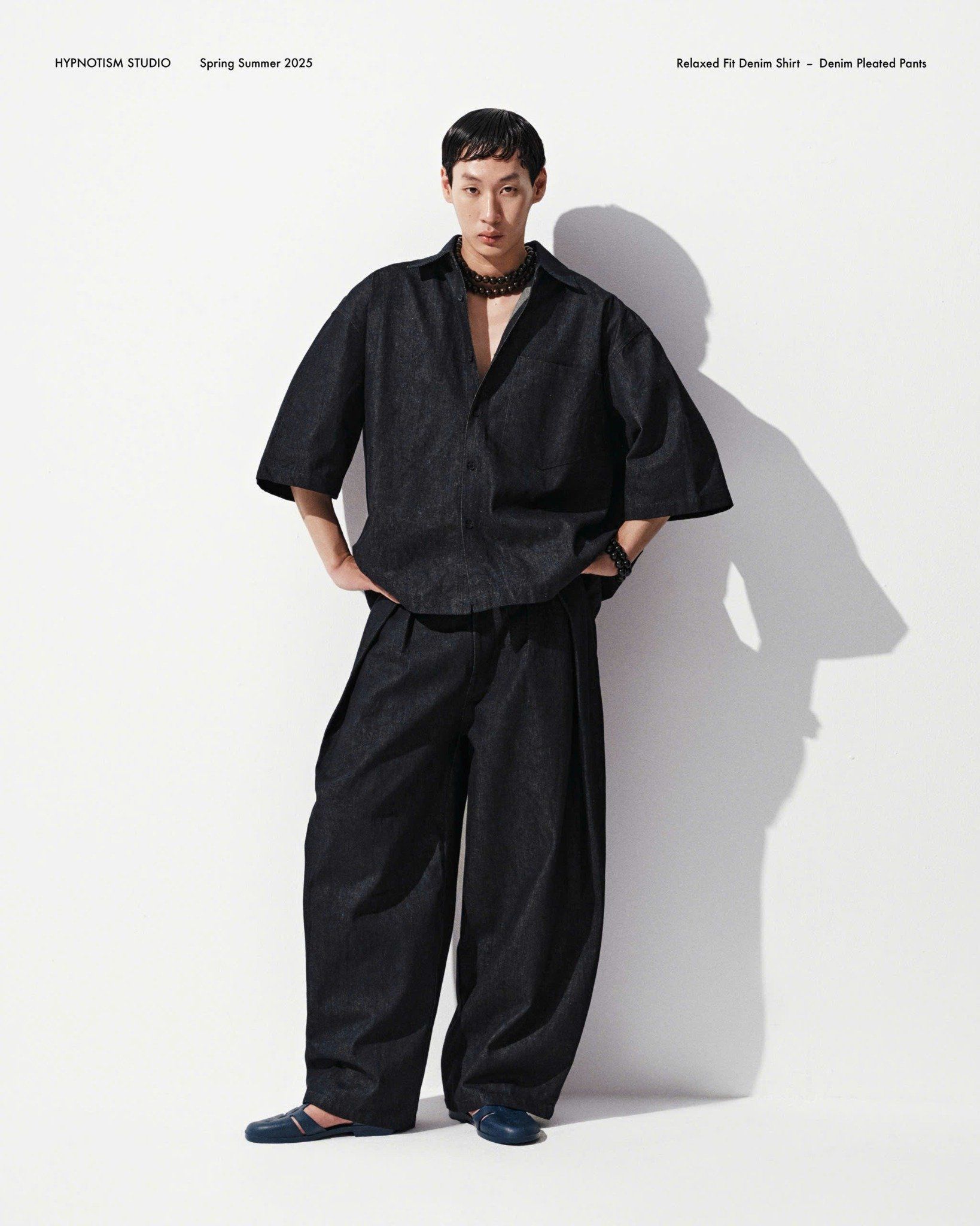 RELAXED-FIT DENIM SHIRT