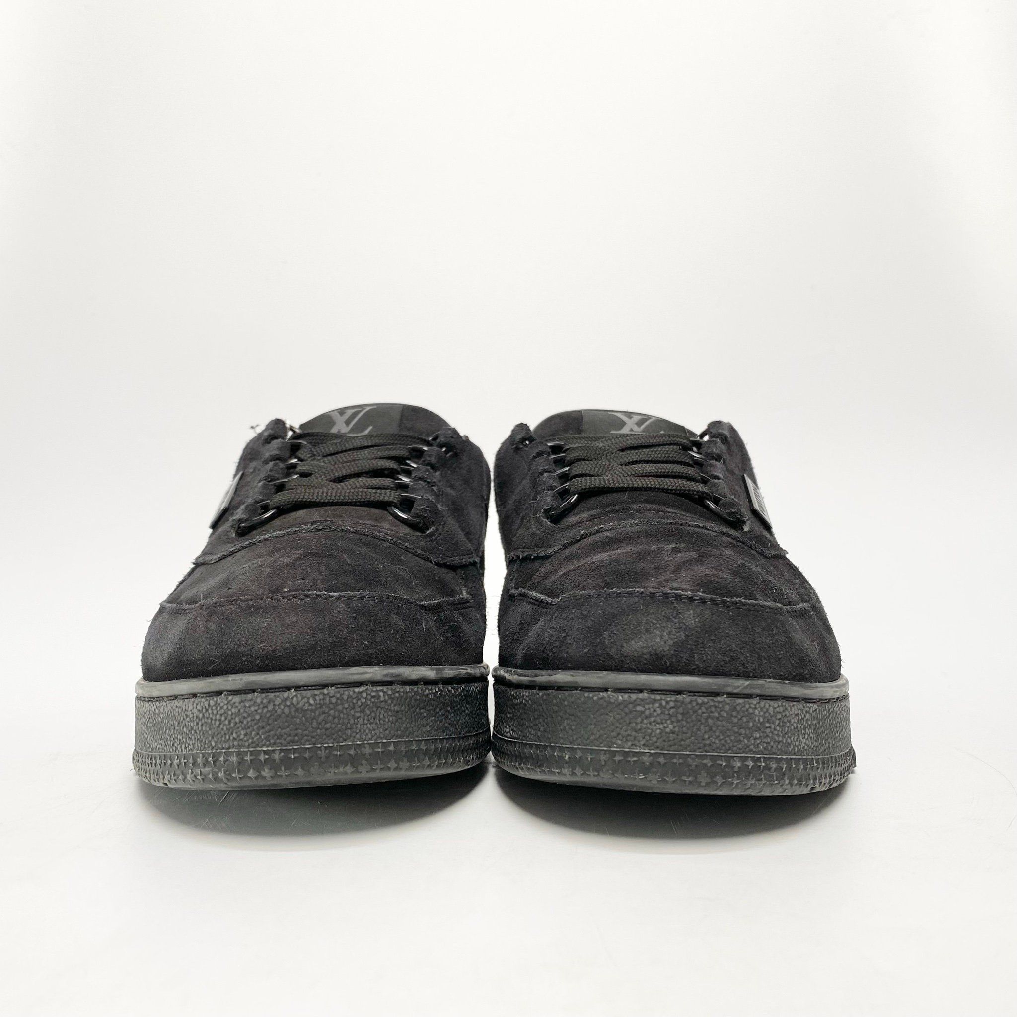 LOUIS VUITTON LV TRAINER BLACK SUEDE