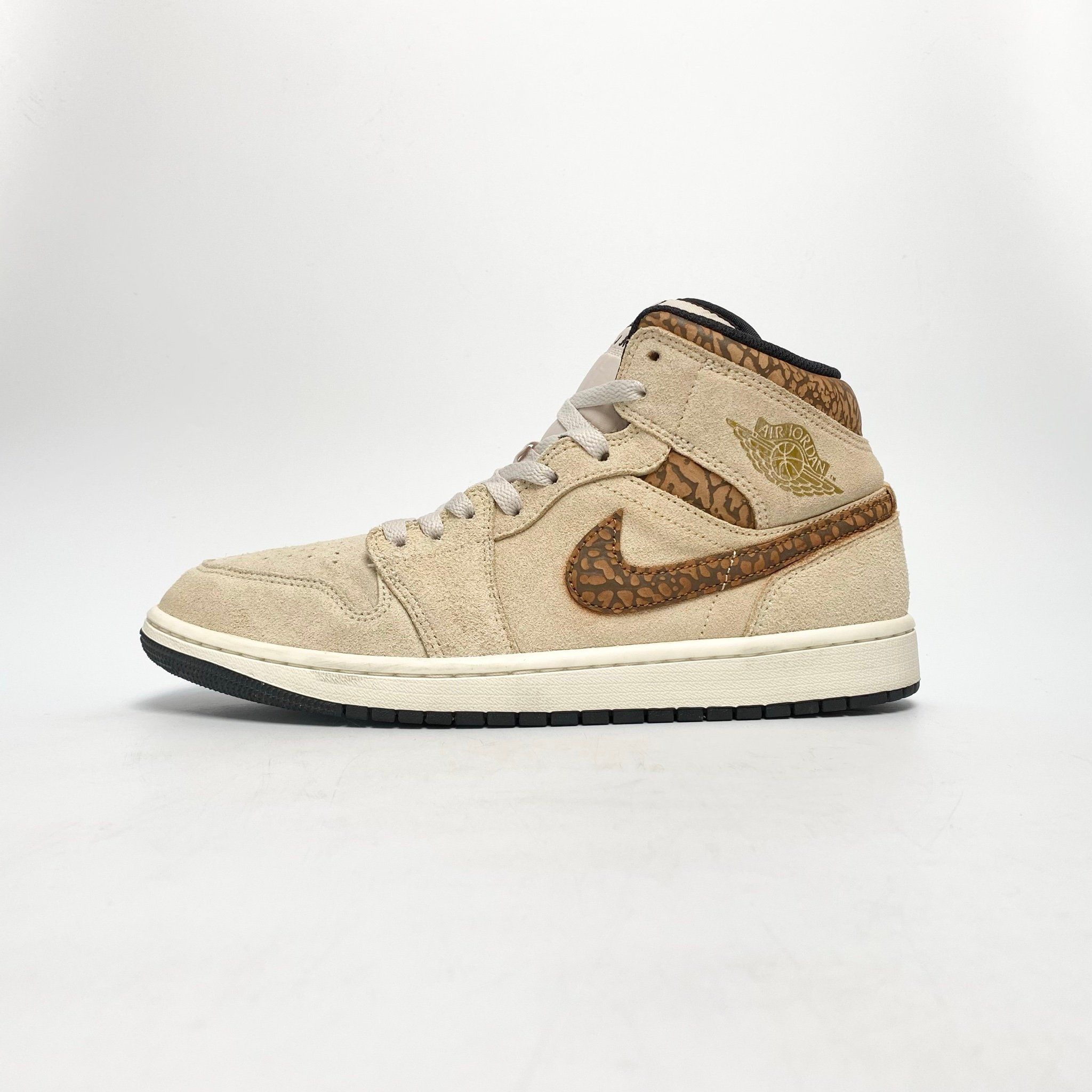 NIKE AIR JORDAN 1 MID SE BROWN ELEPHANT DZ4129-102
