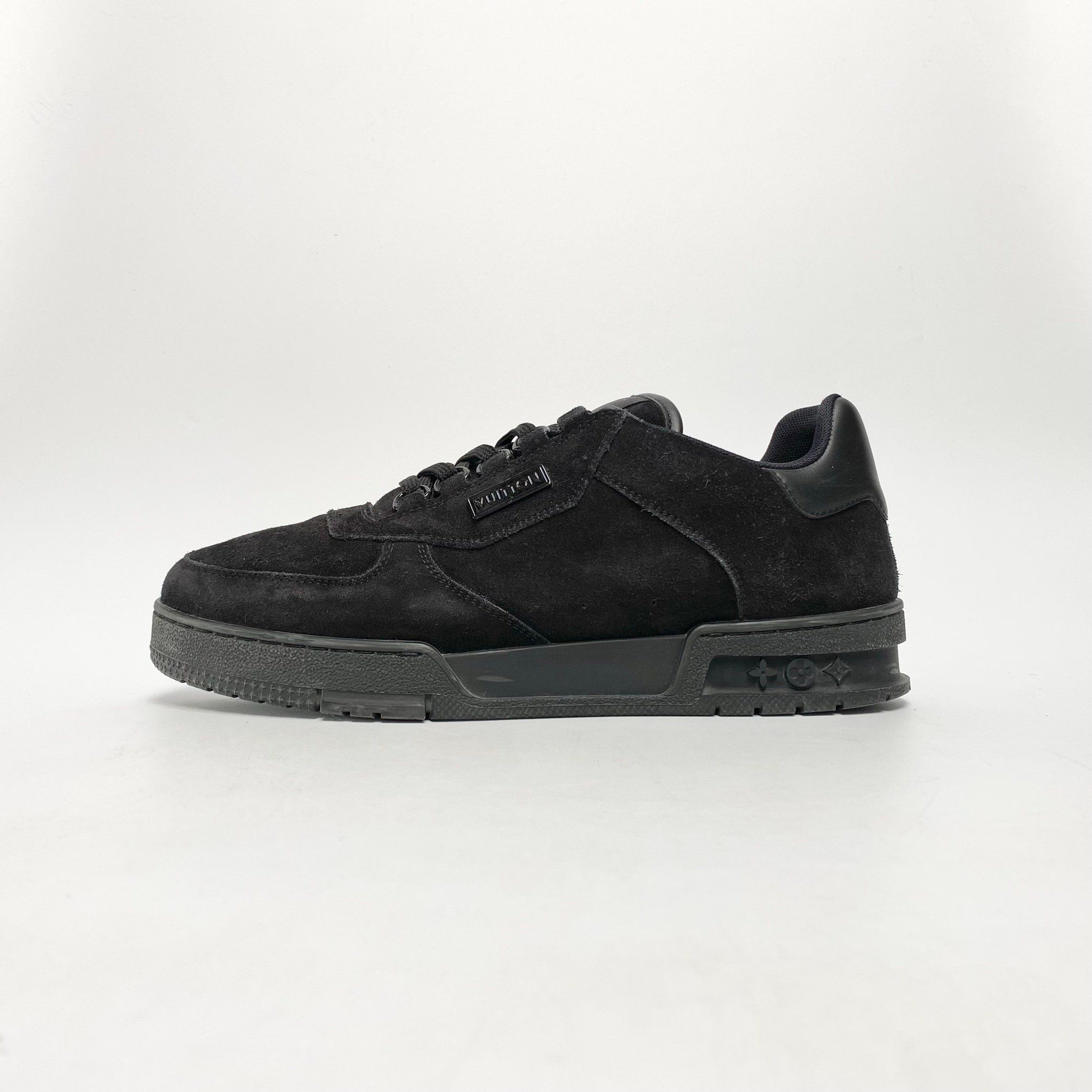 LOUIS VUITTON LV TRAINER BLACK SUEDE