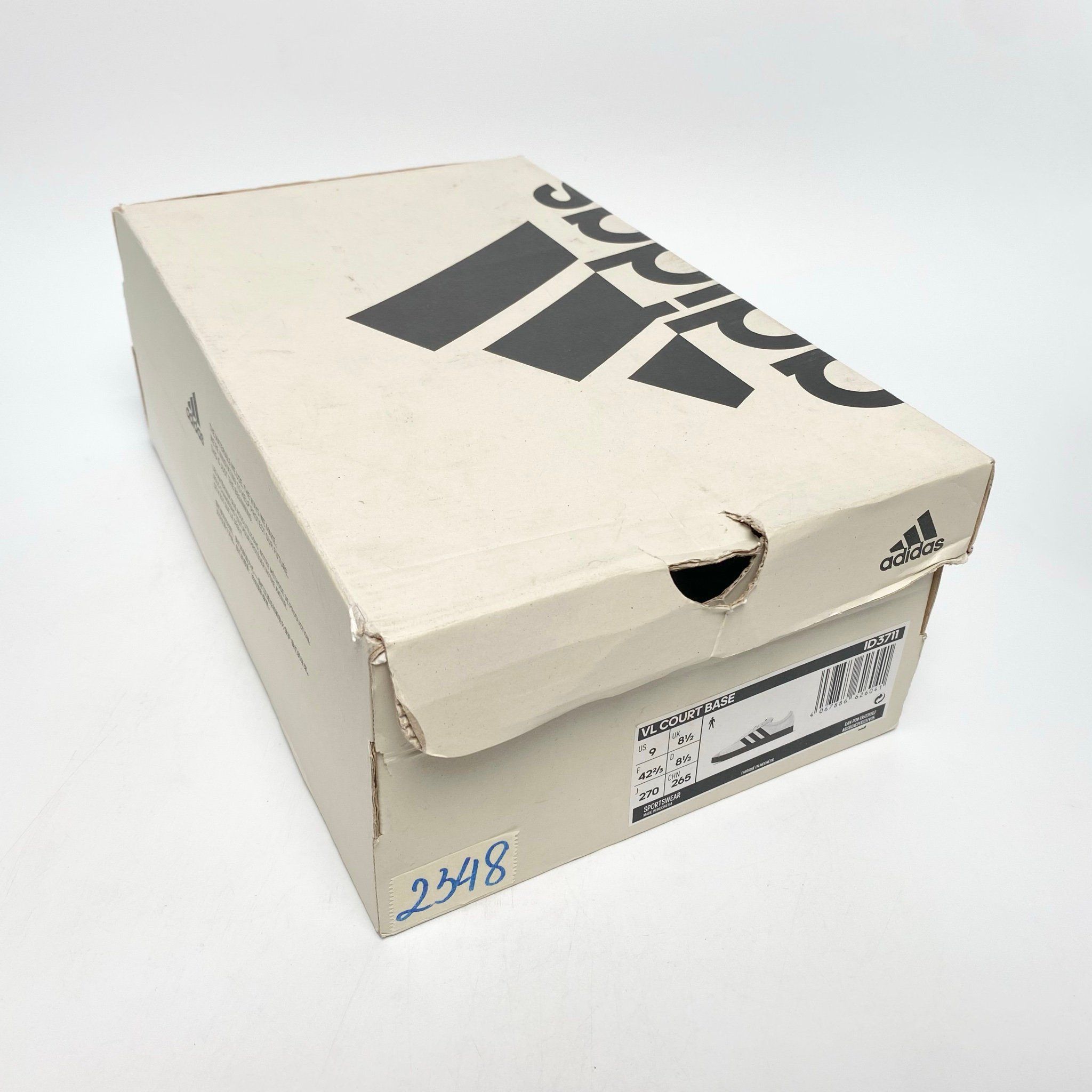 ADIDAS VL COURT BASE WHITE ID3711