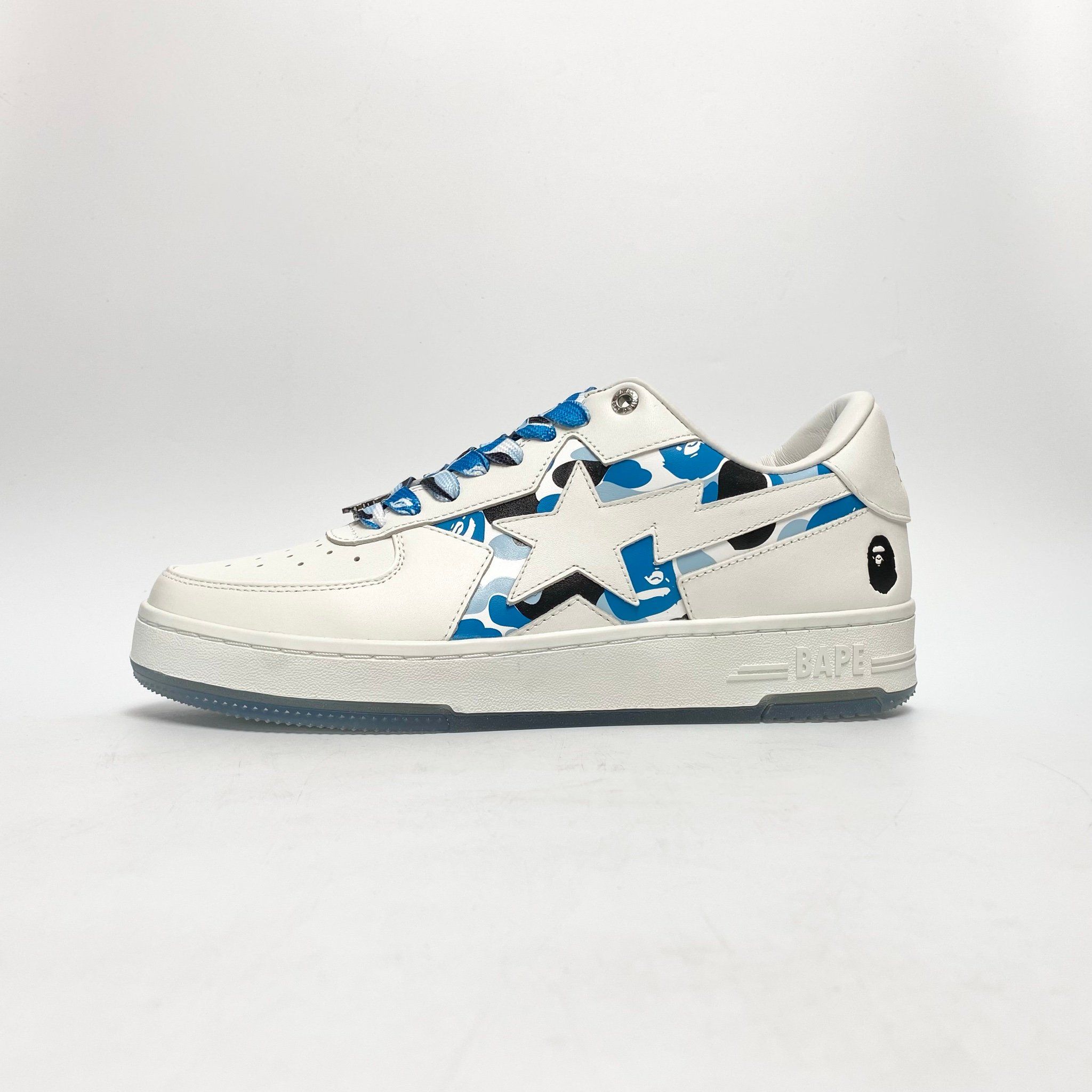 BAPE STA ICON ABC CAMO BLUE OZX SH M191009 N