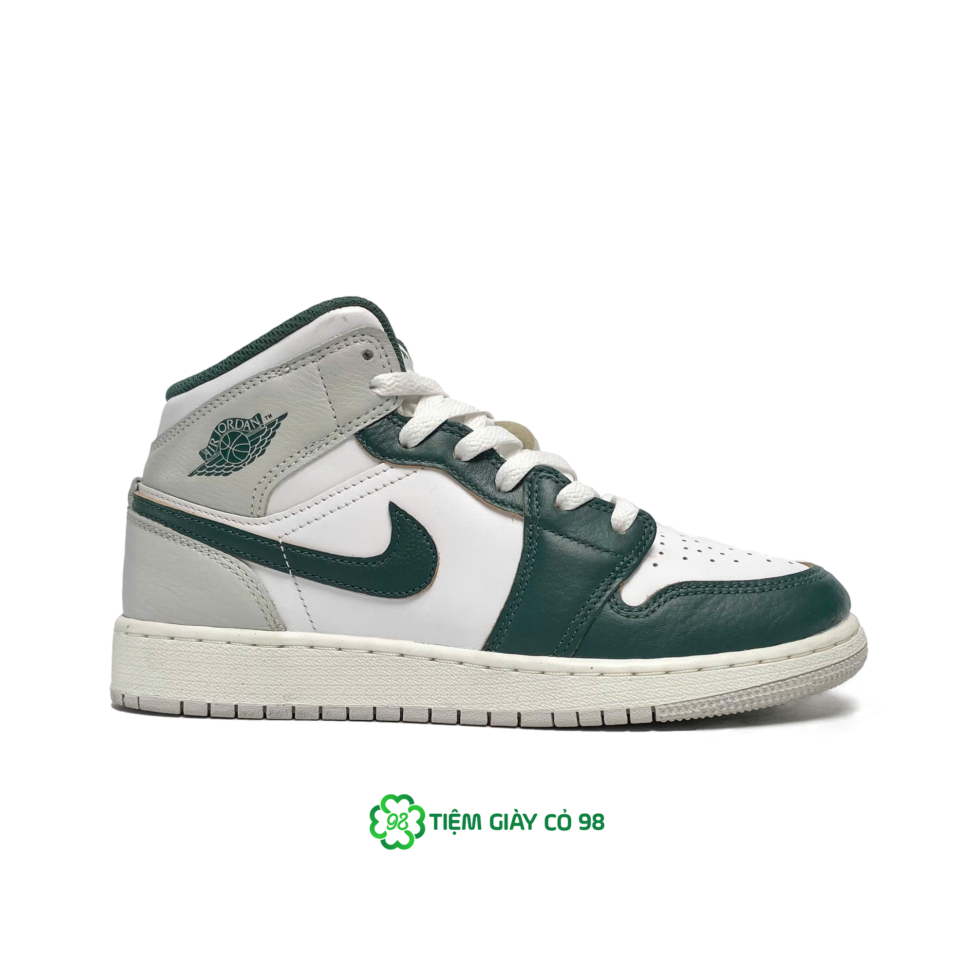 AIR JORDAN 1 MID SE GS OXIDIZED GREEN FQ8088-103