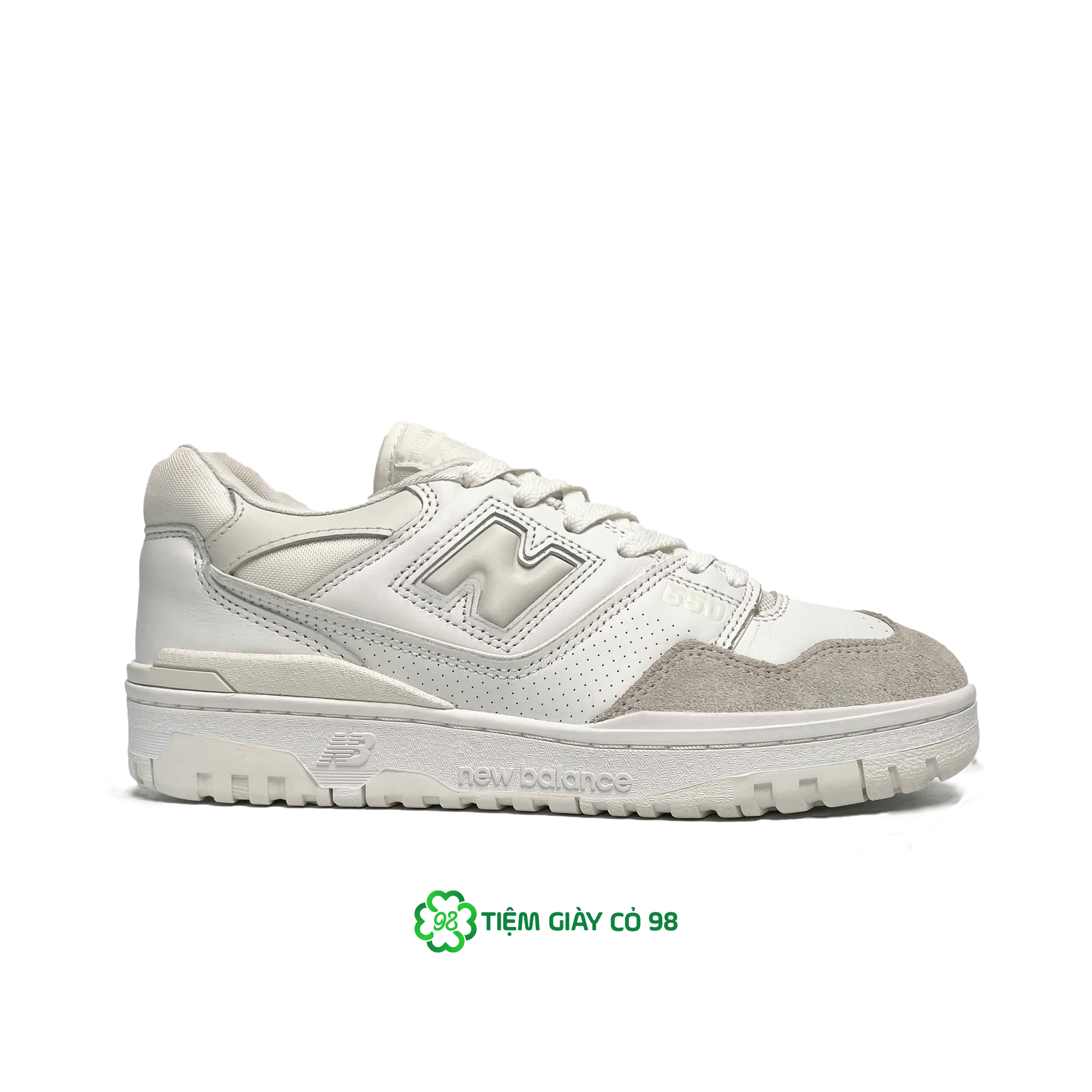 NEW BALANCE 550 WHITE GREY TOE BB550LSA