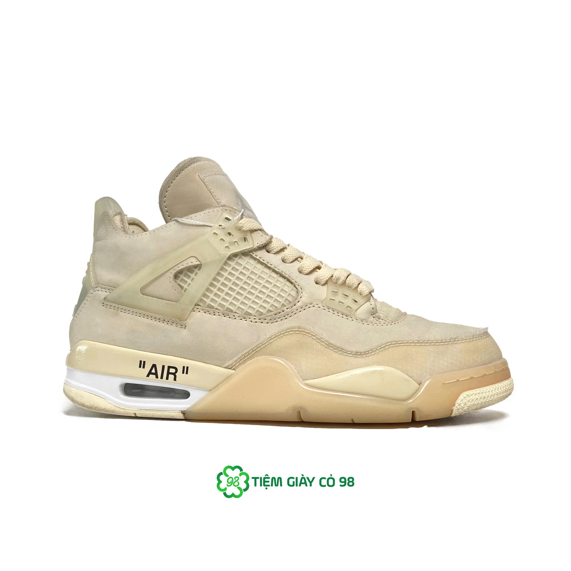 NIKE AIR JORDAN 4 RETRO OFF-WHITE SAIL CV9388-10